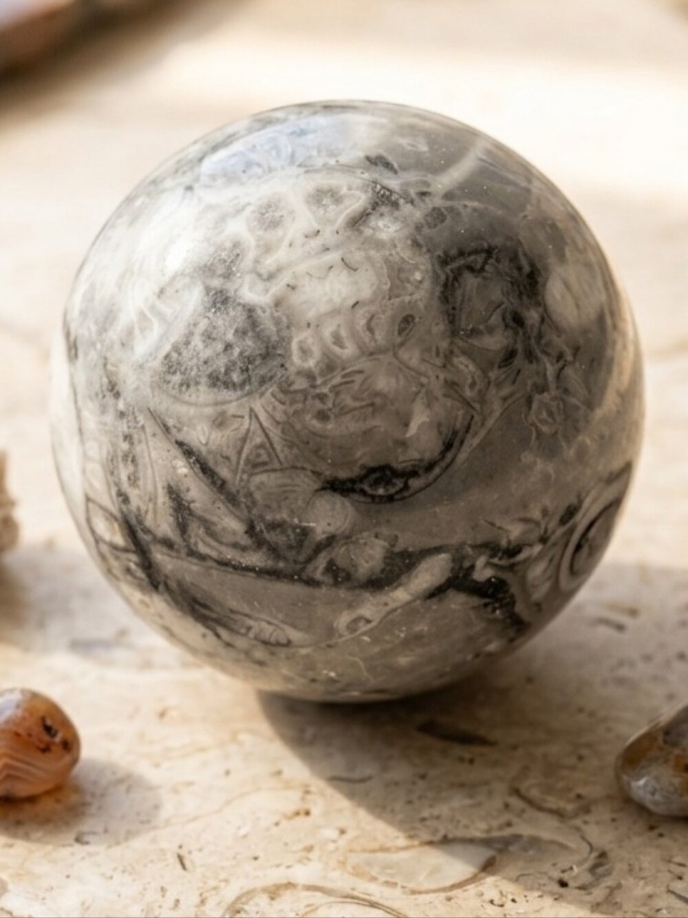 Picasso Jasper Crystal Sphere